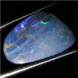 4.4ct Australian Black Opal Doublet Full Fire (GEM-36561)