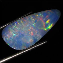 4.3ct Australian Black Opal Doublet Full Fire (GEM-36475)