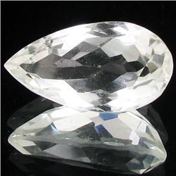 24.52ct White Quartz Pear (GEM-39048)