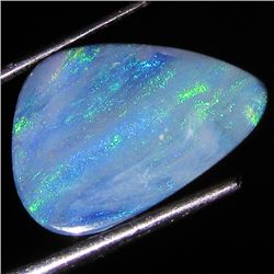 3.14ct Australian Black Opal Doublet Full Fire (GEM-36127)