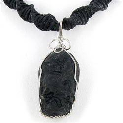 Tibet Tektite Bone Bead Choker Necklace (JEW-3225)