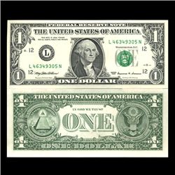 1999 $1 San Fran FRB Note Sequence Pair Crisp Unc (CUR-06030)