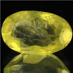 19.08ct Untreated Natural Lemon Citrine Oval (GEM-39173)