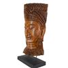 Image 2 : Handcarved Teak Khmer Buddha Face (CLB-229)