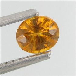 0.5ct Yellow Clean Ceylon Sapphire Oval (GEM-25822A)