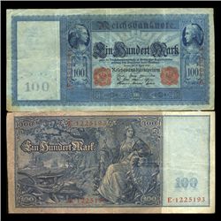 1910 Germany 100 Mark Note Hi Grade Rare (CUR-05668)