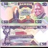 Image 1 : 1986 Zambia 50k Parrot Note Crisp Unc SCARCE (COI-3714)