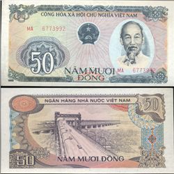 1985 Vietnam 50 Dong Crisp Uncirculated (CUR-06260)