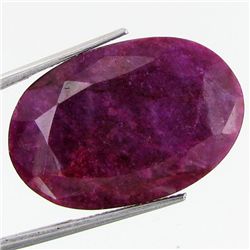 26.89ct African Ruby Oval Cut (GEM-37302)