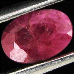 0.7ct African Ruby Oval (GEM-41086)