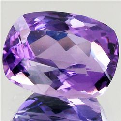 11.2ct Master Cut Uruguay Purple Amethyst Cushion (GEM-43507)