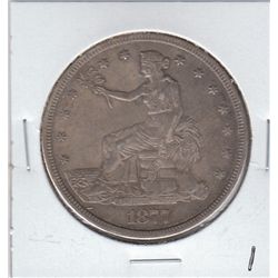 1877-S $1 SILVER TRADE DOLLAR SHARP DETAILS