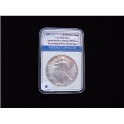 GROUND ZERO RECOVERED $1 SILVER EAGLE 2001