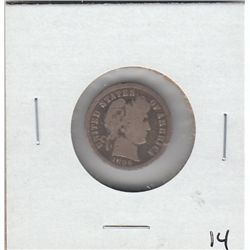 1896 BARBER DIME