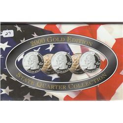 2000 GOLD EDITION QUARTER SET