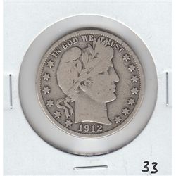 1912-D BARBER HALF