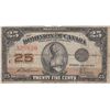 Image 1 : 25 CENT CANADA FRACTIONAL 1923