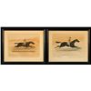 Image 1 : Currier & Ives Hand Colored Race Horse Prints 1871