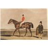 Image 14 : Two Horse Racing Hand Colored Lithograph Prints