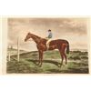 Image 3 : Two Horse Racing Hand Colored Lithograph Prints