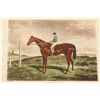 Image 3 : Two Horse Racing Hand Colored Lithograph Prints