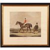 Image 9 : Two Horse Racing Hand Colored Lithograph Prints