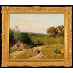 Porfirio Salinas Texas Landscape Oil Painting