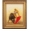 Image 1 : Porfirio Salinas Bullfighter Oil On Canvas