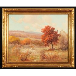 Robert Wood Oil On Canvas "Autumn Hues"