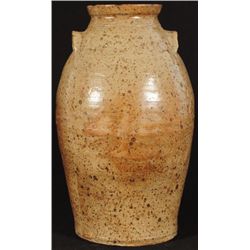 JS Hogue 5 Gallon Ovoid Texas Stoneware Jar