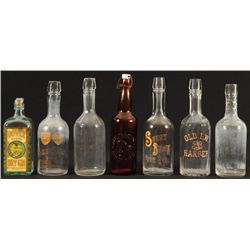 7 Whiskey Bottles From The Buckhorn Saloon