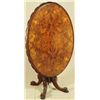 Image 1 : Ornate Inlaid Tilt Top Table