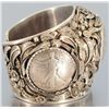 Image 3 : Ornate Silver Dollar Indian Bracelet