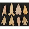 Image 1 : Collection of 8 Arrowheads