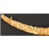 Image 4 : 19th Century Carved Ivory Tusk Powder Horn