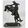 Image 8 : Frederic Remington "The Bronc Buster" Bronze