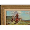 Image 2 : Jim C. Norton CA "Fast Horses" Oil Painting