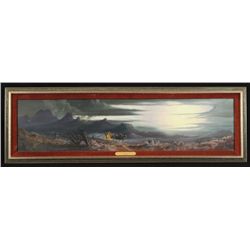 P.B. Kime Moon-Light Stage Oil Painting