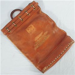 Santa Fe Railroad Leather Mail Bag Galveston Texas