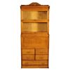 Image 1 : Oak 6 Piece Stacking Attorney's Bookcase