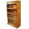 Image 2 : Gunn Oak 4 Stack Attorneys Bookcase