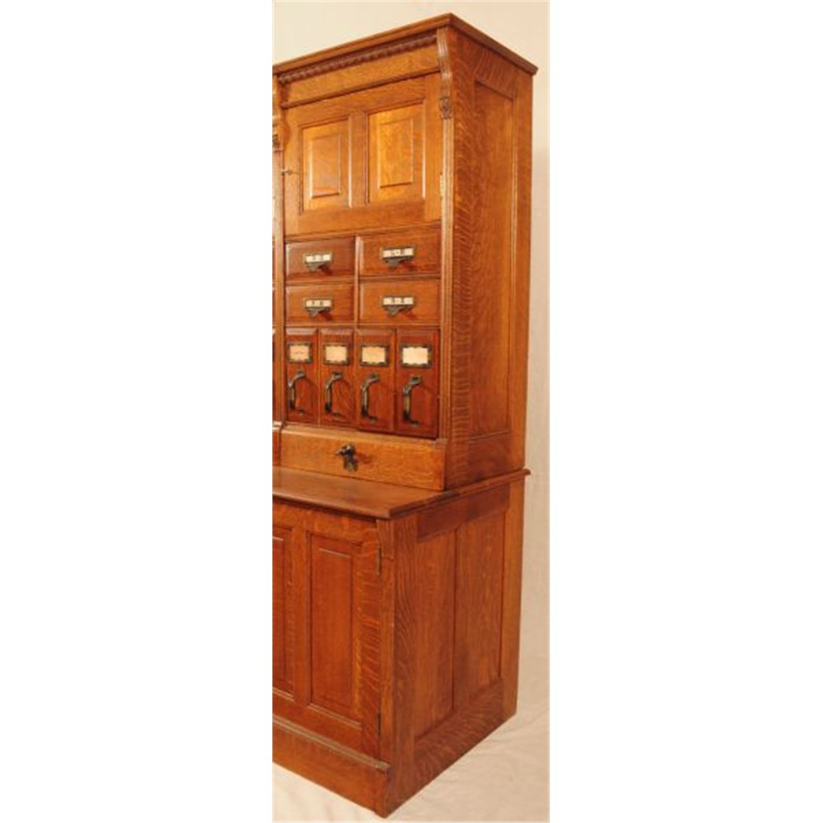 Large Tiger Oak Filing Cabinet Yawman Erbe Large Tiger Oak Filing Cabinet Yawman Erbe
