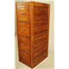 Image 2 : Globe Oak 4 Drawer File Cabinet