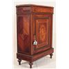 Image 6 : Marquetry Inlay Marble Top Cabinet