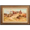 Image 1 : Harold Lyon "Ride a Little Walk a Little" Painting