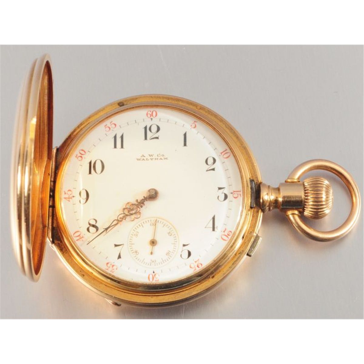18K Gold Waltham Pocket Watch