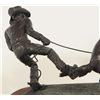 Image 8 : "The Bronc Peeler" Bronze Statue