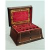 Image 3 : Inlaid Jewelry Box with Writing Desk Drawer