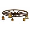 Image 1 : Wagon Wheel Chandelier