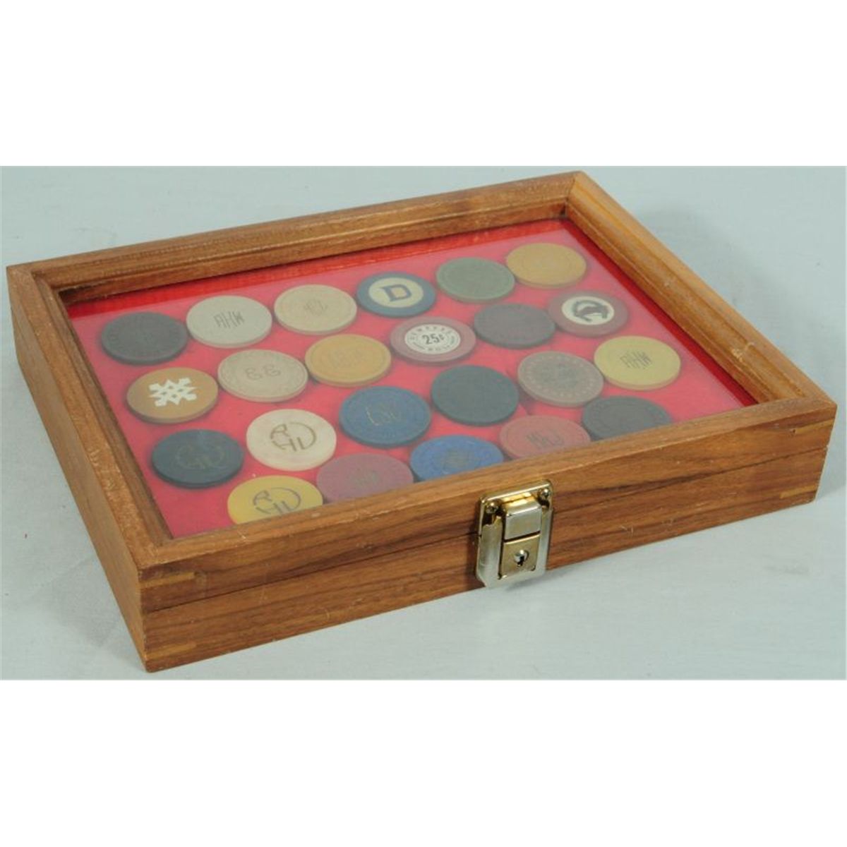 Collection of 23 Illegal Gambling Poker Chips